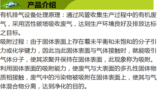 活性炭有机废气处理装置